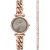 Fossil Carlie montre femme ensemble ES5378SET