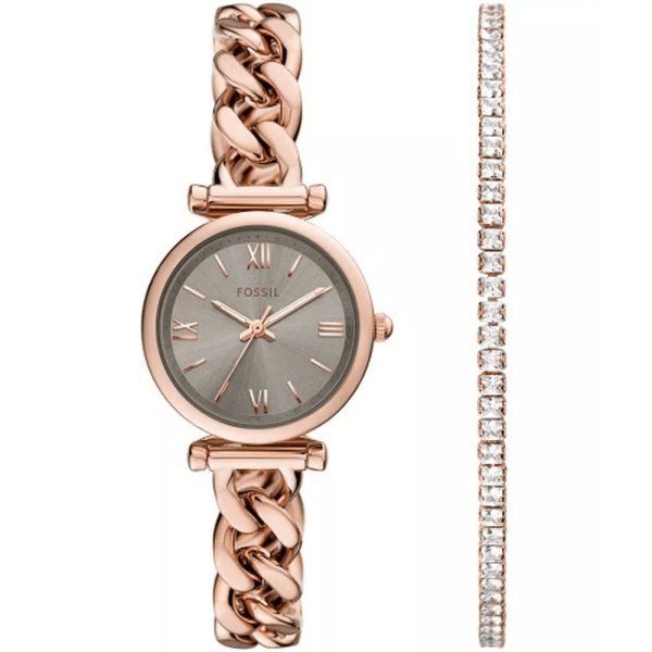 Fossil Carlie montre femme ensemble ES5378SET