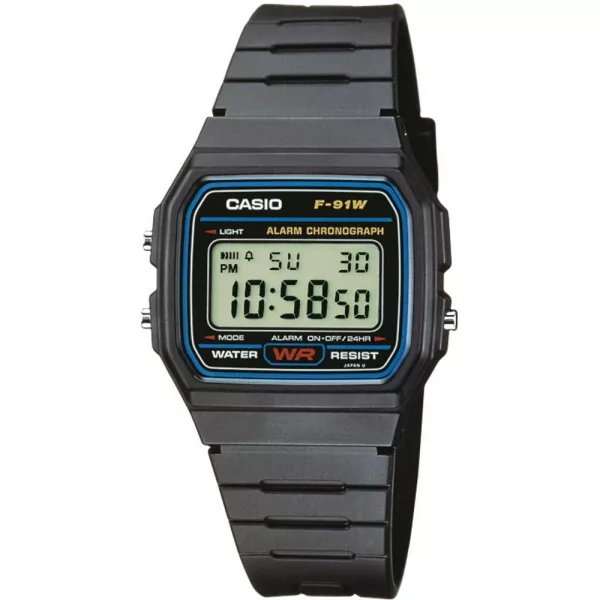 Casio Collection montre pour hommes F-91W-1YEG