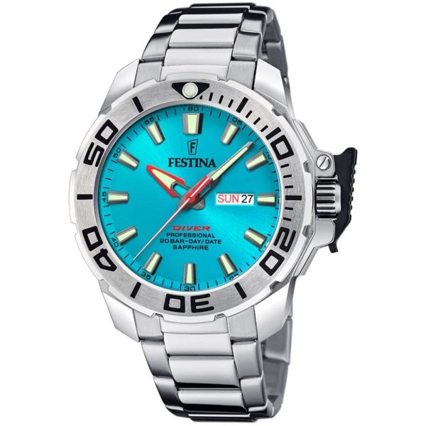Festina The Originals Diver Tiffany" montre pour hommes F20665/6"