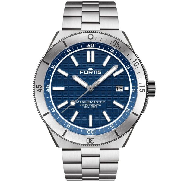 Fortis Marinemaster M-40 Ocean Blue montre pour hommes F8120029