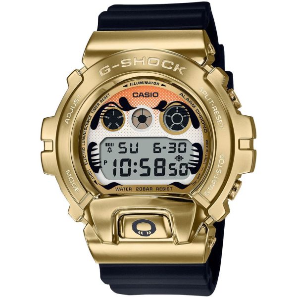Casio G-Shock Gold Daruma BlackEyePatch Limited Edition montre pour hommes GM-6900GDA-9ER