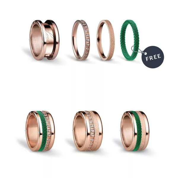 Bering femelle anneau ensemble GREENLIGHTS-9