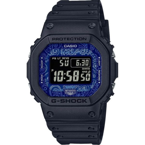 Casio G-Shock Blue Paisley Special Edition montre pour hommes GW-B5600BP-1ER