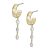 Fossil femelle des boucles d'oreilles JA7134998