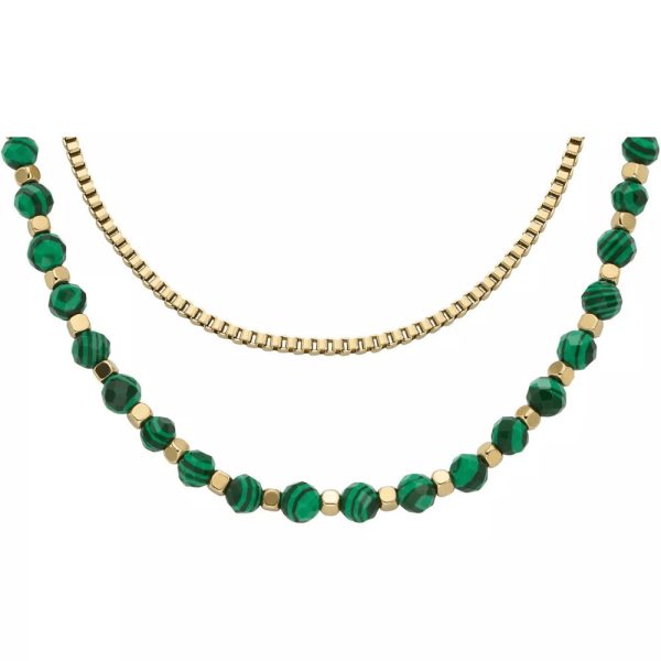 Fossil Stacked Up femelle collier JA7246710