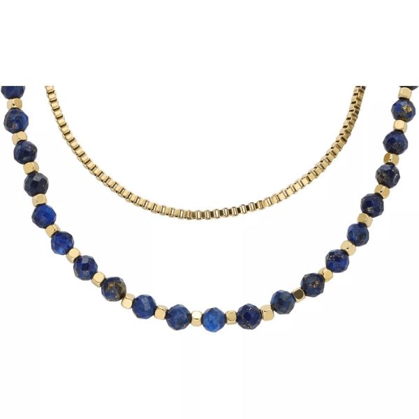 Fossil Stacked Up femelle collier JA7247710