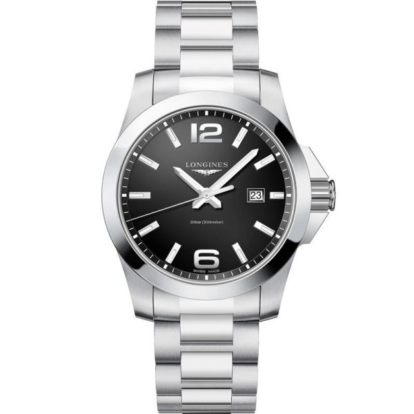 Longines Conquest montre pour hommes 43mm L3.760.4.56.6