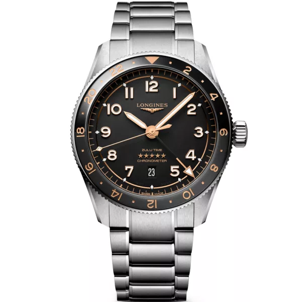 Longines Spirit Zulu Time montre pour hommes L3.812.4.50.6