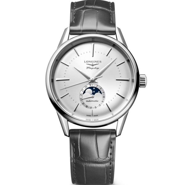 Longines Flagship Heritage Moonphase montre pour hommes L4.815.4.72.2