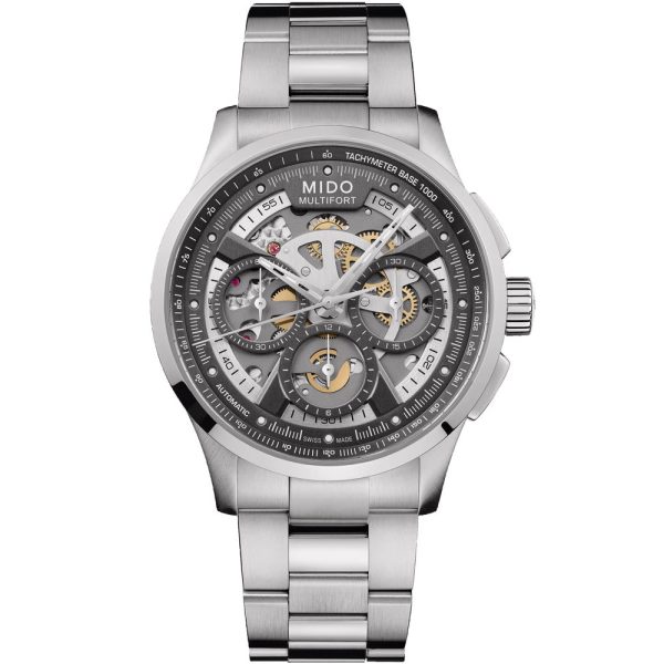 Mido Multifort Skeleton Chronograph montre pour hommes M038.662.11.060.00