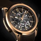 Norqain Wild ONE Skeleton 42mm Gold montre pour hommes N3000.07G04.N01.R01