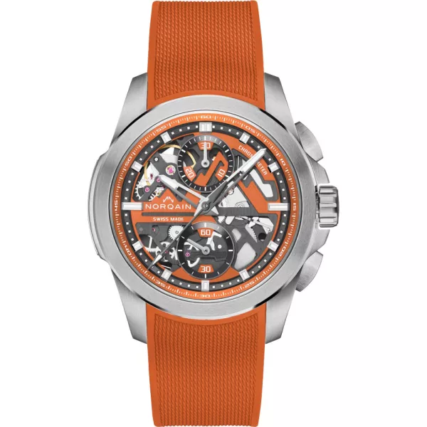 Norqain Independence Skeleton Chrono 42mm montre pour hommes N3200.40S01.O01.R01