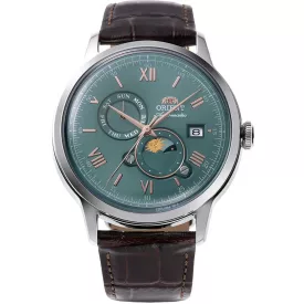 Orient Bambino Sun & Moon montre pour hommes RA-AK0805E30B
