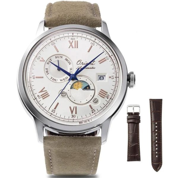 Orient Bambino Sun & Moon 75th Anniversary Limited Edition montre pour hommes RA-AK0808S30B