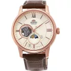 Orient Sun and Moon Open Heart montre pour hommes RA-AS0009S10B