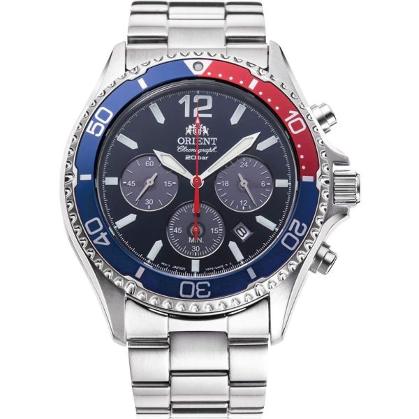 Orient Mako Solar Chronograph montre pour hommes RA-TX0201L10B