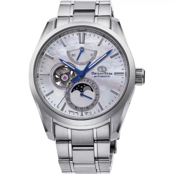 Orient Star Contemporary Moonphase Open Heart montre pour hommes RE-AY0005A00B