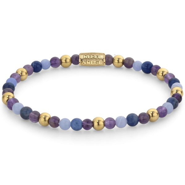 Rebel & Rose Are Violets Blue femelle bracelet S RR-40064-G-S