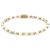 Rebel & Rose Mix Virgin White femelle bracelet XS RR-40113-G-XS