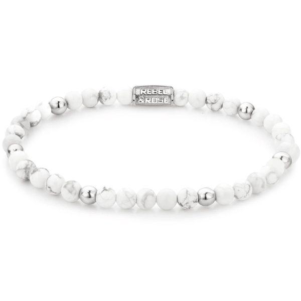 Rebel & Rose Virgin White Silver femelle bracelet XS RR-40118-S-XS
