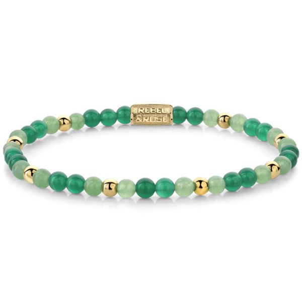 Rebel & Rose Green Morning Vibes homme bracelet S RR-40122-G-S