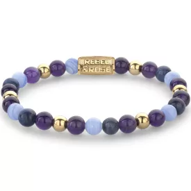   Rebel & Rose Are Violets Blue femelle bracelet S RR-60109-G-S