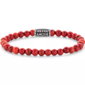   Rebel & Rose Red Delight Vintage homme bracelet M RR-60118-V-M
