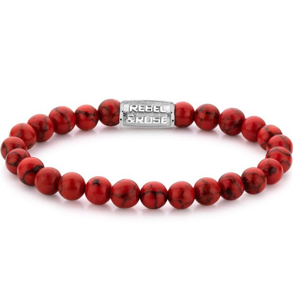 Rebel & Rose Red Delight homme bracelet L RR-80015-S-L