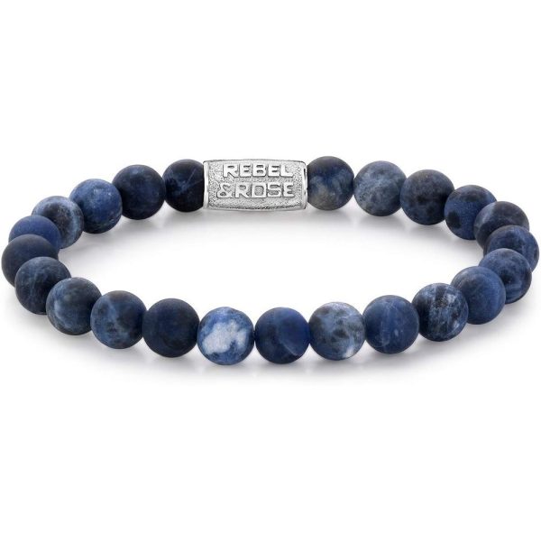 Rebel & Rose Matt Midnight homme bracelet L RR-80022-S-L