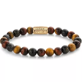   Rebel & Rose Who's afraid of the Tiger Gold homme bracelet M RR-80088-G-M