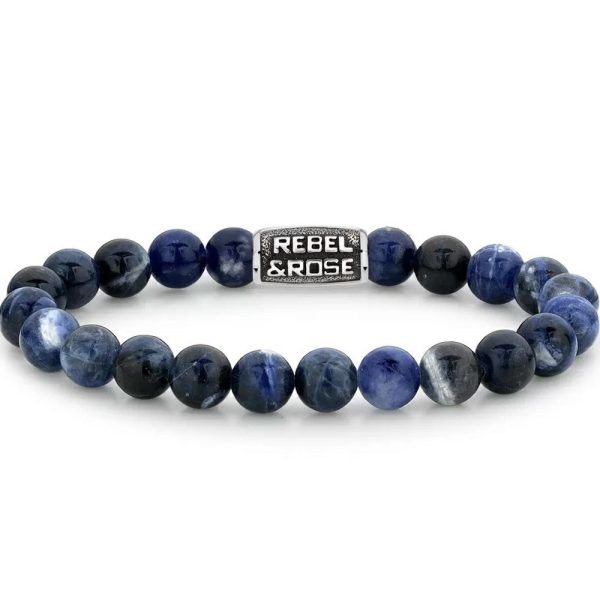 Rebel & Rose Midnight Blue Vintage homme bracelet M RR-80096-V-M