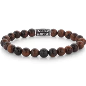 Rebel & Rose Tiger Red Vintage homme bracelet M RR-80103-V-M