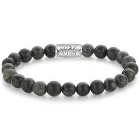 Rebel & Rose Green Rocks homme bracelet L RR-80107-S-L