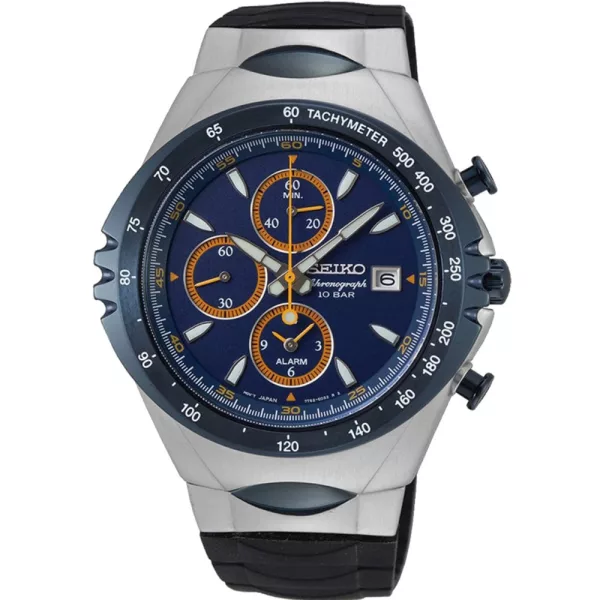 Seiko Macchina Sportiva Chronograph montre pour hommes SNAF85P1
