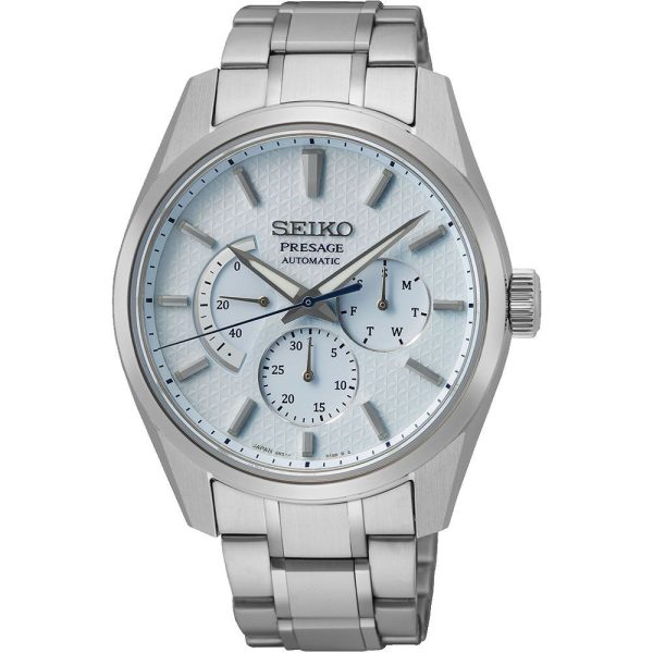 Seiko Presage Sharp Edged 'Geppaku' Moonlight montre pour hommes SPB305J1