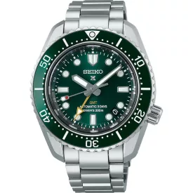   Seiko Prospex 'Marine Green' GMT montre pour hommes SPB381J1