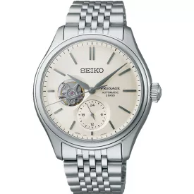   Seiko Presage Classic Shiro-iro Open heart montre pour hommes SPB469J1
