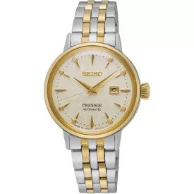   Seiko Preasage Cocktail Time White Lady Diamond Twist montre femme SRE010J1