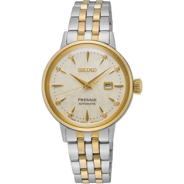 Seiko Preasage Cocktail Time White Lady Diamond Twist montre femme SRE010J1