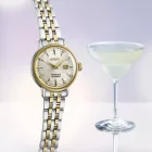 Seiko Preasage Cocktail Time White Lady Diamond Twist montre femme SRE010J1