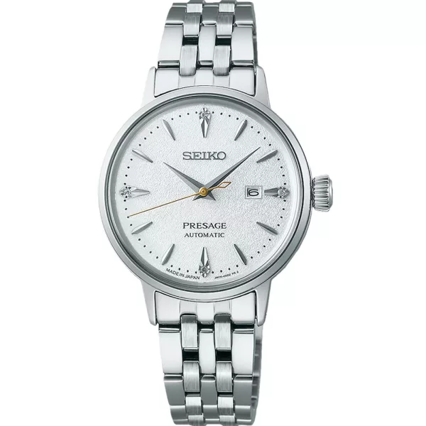 Seiko Presage Hot Buttered Rum Diamond Set Cocktail Time montre femme SRE017J1