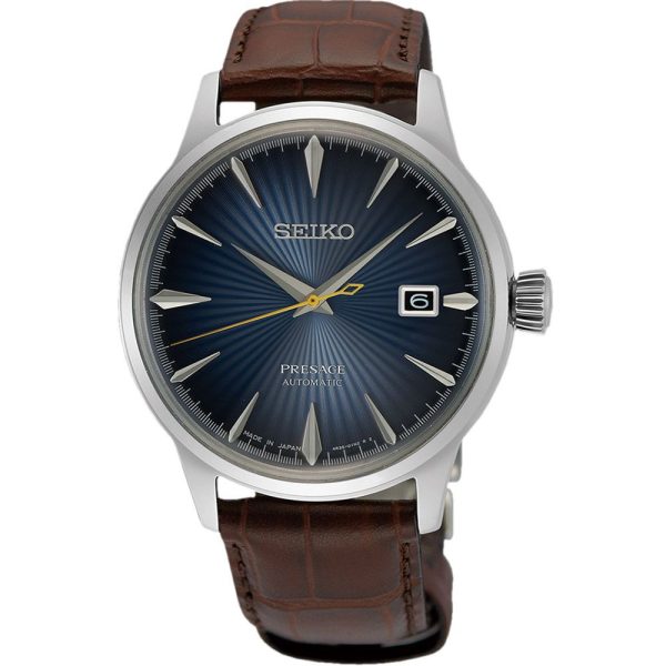 Seiko Presage Cocktail Time Midnight Blue Moon montre pour hommes SRPK15J1