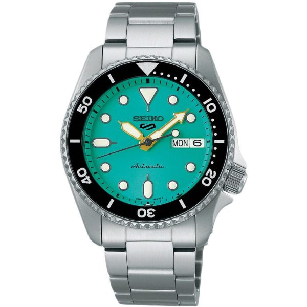 Seiko 5 Sports Style Tiffany Blue" montre pour hommes SRPK33K1"