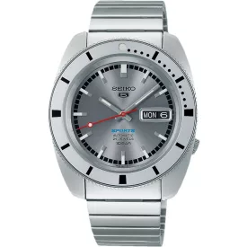   Seiko 5 Sports Heritage Design Re-Creation “Ash blue” Limited Edition montre pour hommes ensemble SRPL03K1