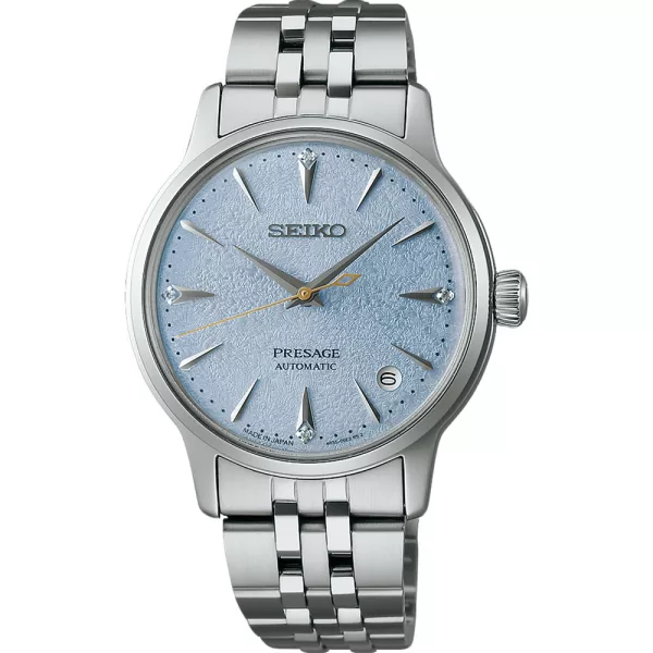 Seiko Presage Frozen Skydiving Diamond Cocktail Time montre femme SRPL61J1