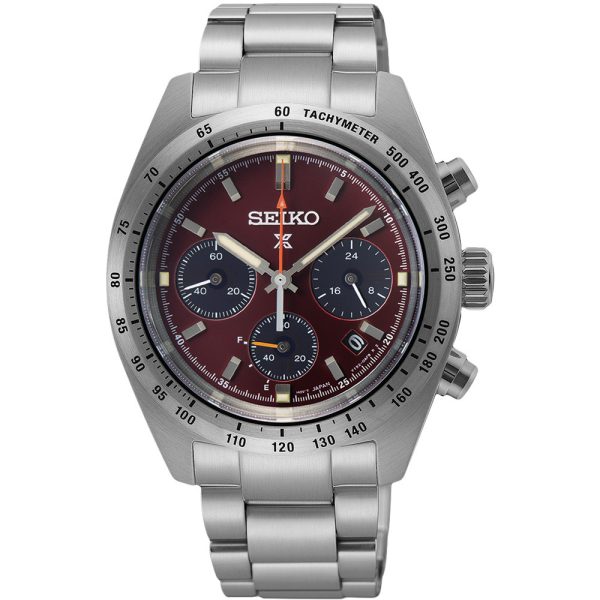 Seiko Prospex Speedtimer European Exclusive in Factory Red Limited Edition montre pour hommes SSC953P1