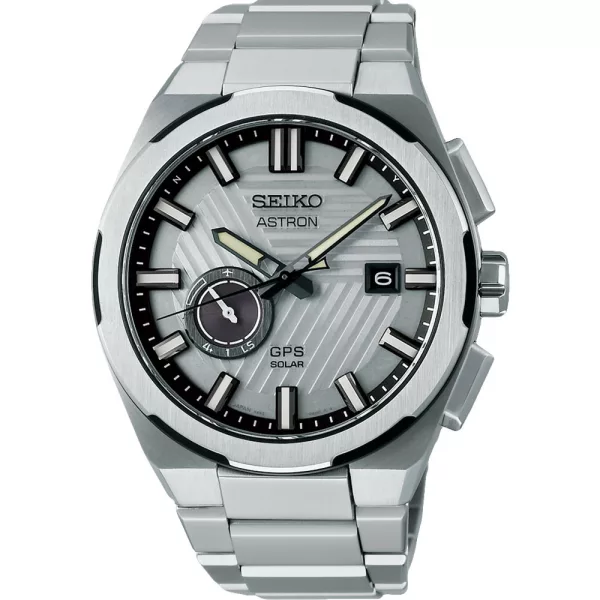 Seiko Astron GPS Solar Silvertone Earth Limited Edition montre pour hommes SSJ037J1
