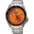 Seiko Seiko 5 Sports GMT 'Mikan Orange' montre pour hommes SSK005K1
