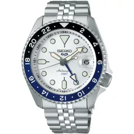 Seiko 5 Sports SKX GMT Sky Blue montre pour hommes SSK033K1